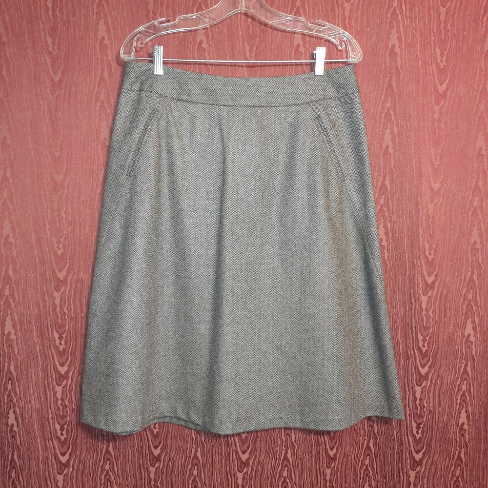 BANANA REPUBLIC 2 PIECE 67% WOOL SKIRT SET BUSINESS/DINNER/CHURCH WOMEN'S - Picture 5 of 16
